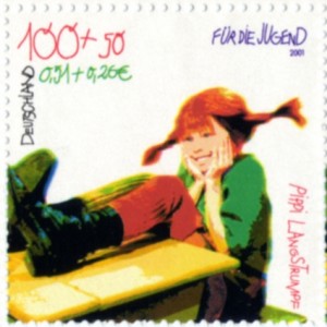 Pippi Langstrumpf Briefmarke