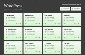 Wordpress Status Dashboard