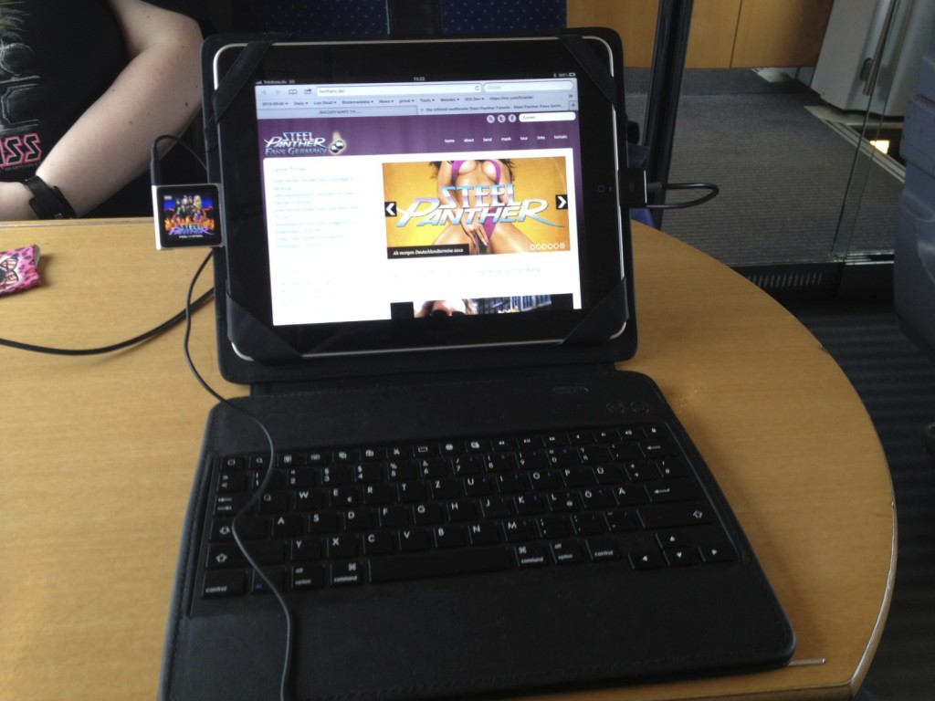 Das iPad mit Tastatur